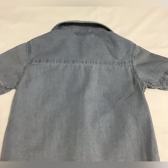 Miles the Label Baby Boy 2-piece Outfit Chambray Shirt and Shorts Size 12 Month - Picture 7 of 15